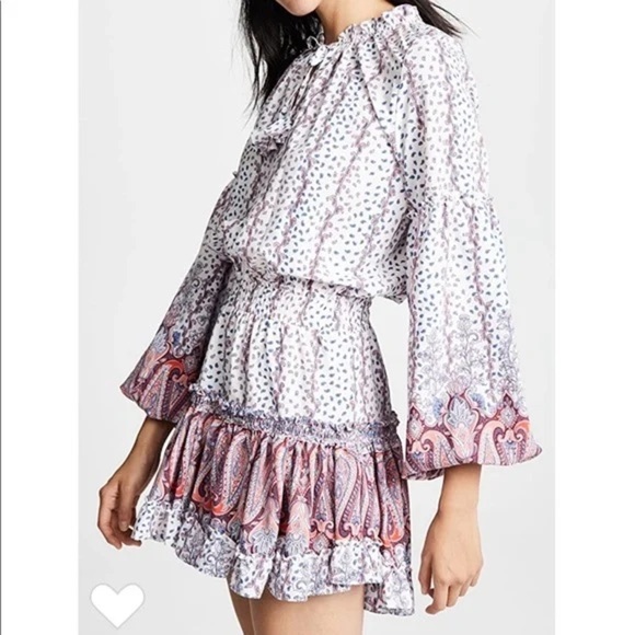 MISA Los Angeles
Elisabetta Paisley Peasant Dress (6) - Picture 6 of 12